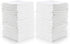 Simpli-Magic Cotton Washcloths White, 40 Pack, Size: 12x12