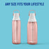 Brita Plastic Water Filter Bottle, 26 Ounce, Blush, 1 Count