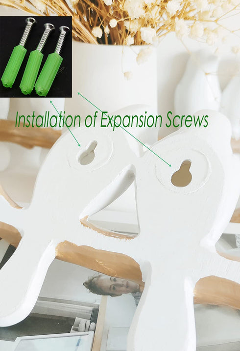 HaakLux Bird Hat Hook,Wall Hanger Decor Hooks,Mounted Resin Cast Ceramic,Tree Branch with Unique Hanging White Dove for Coat Towel Key Clothes in Bathroom Kitchen Bedroom Living Room(2 Birds)
