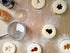 JOKUMO 11 Piece Round Linzer Cookie Cutter Set – High Grade 430 Stainless Steel - with Storage Tin