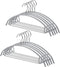Better to U 16.5 Inch Metal Non Slip Hangers Rubber Coated, Heavy Duty Gray Clothes Hanger, Non Bump Clothe Sweater Hangers(Grey, 10)