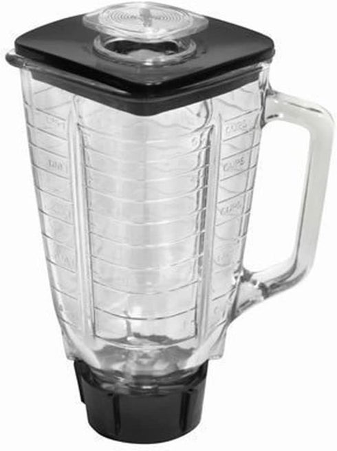Brentwood P-OST722 Replacement Glass Jar Set, Oster Blender Compatible, 0.33 Gallon Capacity