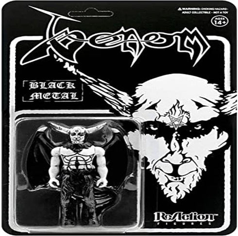 Super 7 Venom Black Metal Goat Reaction Action Figure