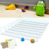 QIYIHOME Toy Blocker for Under Sofa Couch, Pets Barrier for Under Couch, Stop Toys Balls Going Under Furniture, w/Upgrated Strong Adhesive/Replacement Tape 20/Edge Protection Tape, Clear(8-Pack)