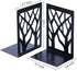 Book Ends Universal Premium Bookends for Shelves, Non-SkidBookend, Heavy Duty Metal Book End, Bookend Supports, Book Stoppers (3Pairs/6Pieces) Black