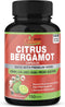 Citrus Bergamot Extract Capsules 10300mg, 150 Caps & Berberine, Olive, Guggul, Garlic, Pine Bark, Black Pepper | Improves Heart and Cardiovascular Health , Supports Immune System, 5 Months Supply