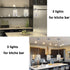 Cuaulans 1 Pack Modern Chrome Crystal Ceiling Pendant Light Fixture, Adjustable Pendant Lighting for Kitchen Island Window Dining Room Bedroom
