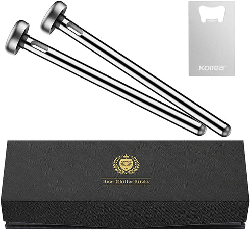 Beer Gifts for Men Dad, Kollea Beer Chiller Sticks for Bottles - Unique Beer Lovers Gifts for Men Colleague - Great Birthday Gifts for Dad Boyfriend, Mens Gifts Ideas for Birthday, Father's Day