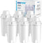 ICEPURE Replacement Brita Longlast Water Filter Pitcher for drinking water,Compatible with standard Mavea 107007,Brita Classic 35557,ob03,maxtra(Pack Of 6)
