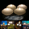 (Pack of 4) 3" Wax Flicker LED Water Floating Candle with Warm White Light Battery Operated Flameless LED Floating Candles for Centerpiece Swimming Pool or Bathtub Decor (Warm White)