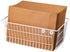 SANNO Large Wire Freezer Storage Baskets,Farmhouse Metal Wire Basket Freezer Storage Organizer Wire Storage Basket for Kitchen Pantry Organizer Bins,14"x11"x6"
