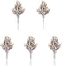 Exoment 10 Pcs Babys Breath Gypsophila Artificial Flowers Bouquet Fake Silk Flowers Real Touch Flowers for Home Wedding Centerpiece Arrangement Festival Party Decoration(White)
