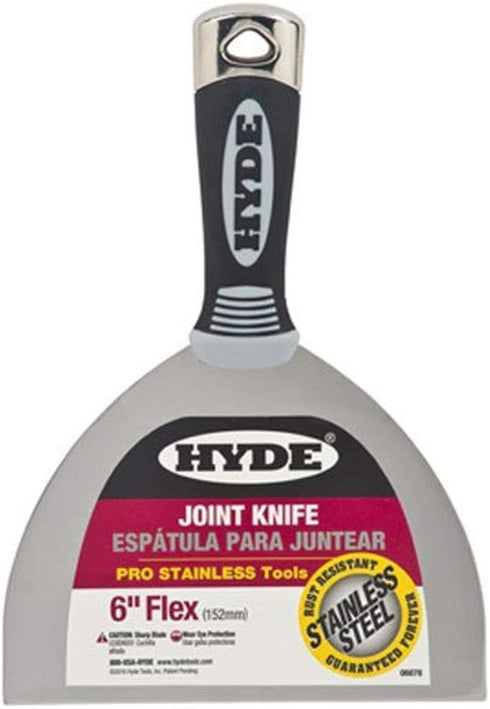 HYDE 06878 Joint Knife,Flexible, 6"