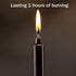 Norme Low Temperature Candles Valentine's Day Wax Candles Romantic Candles Long Thin Candles for Home Use (One Pack)