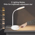 Desk Lamp with Wireless Charger, LED Desk lamp with USB Charging Port, 5 Lighting Modes 10 Brightness Levels, Sensitive Control Eye-Caring Office Lamp White