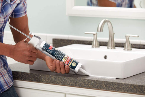 GE Sealants & Adhesives M90006 Supreme Silicone Kitchen & Bath Sealant, 10.1oz, Clear
