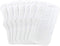 Fushing 7Pcs Steam Mop Pads, Washable Microfiber Cleaning Steamer Replacement Pads for Shark Steam & Spray Mop S3101 S3251 SK460 SK410 S3101n2 S3250 SK435CO SK140 SK141,White