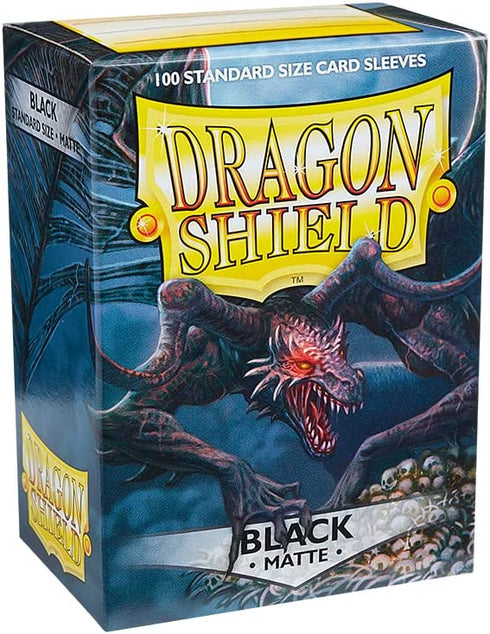 Dragon Shield Matte Black 100 Protective Sleeves