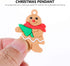 IMIKEYA 10pcs Gingerbread Man Ornament Christmas Tree Hanging Pendants Gingerbread Man Decorations Ornaments for Home Christmas Decor