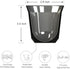 170mL (5.5 Ounce) Stainless Steel Espresso Cups Double Walled Vacuum Insulated - Set Of 2 Demitasse Cups By Tombert