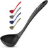 Zulay Soup Ladle Spoon with Comfortable Grip - Cooking and Serving Spoon for Soup, Chili, Gravy, Salad Dressing and Pancake Batter - Large Nylon Scoop & Soup Ladel Great for Canning and Pouring