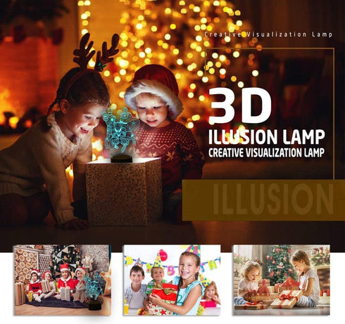 SERKYHOME 3D Illusion Night Lights for Kids with Remote Control 7 Colors Led Table Lamp (Marvel Heroes)