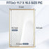 Homso A3 Poster Picture Frame in Gold, 11.7x16.5 Metal Aluminum Frame with Crystal Acrylic for Horizontal and Vertical Formats for Wall - 29.7 x 42 cm