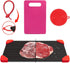 Skyytel Defrosting Tray for Frozen Meat - Fast and Easy Way of Thawing Food - Natural Heating Defrosting Plate Board - Large Size Thawing Plate - Includes Pack of 8 Pieces