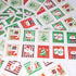 Merry Christmas Holiday Stamps Creative Sticker Assortment, 100 Stickers - Best Gift for Kids! Santa, Christmas Tree, Snowman and Christmas Stocking ( 10 Sheets)