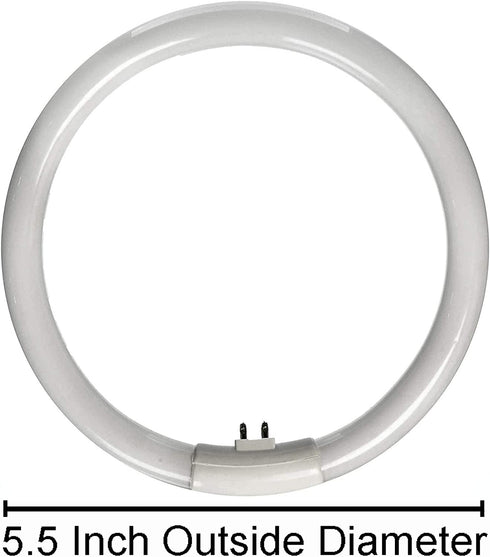 Replacement for Conair Makeup Mirror | Circular Fluorescent Bulb 5.5-Inch T4 - 12W FC12