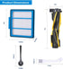Mochenli Replacement Parts kit for Shark AV911S EZ IQ R101AE (RV1001AE),IQ R101 (RV1001) AV970 AV993 AV992 Robot Vacuum Cleaner, Accessories Pack of 6 Side Brushes, 3 Hepa Filters, 1 Main Brush