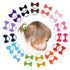 30 PCS Baby Tiny Hair Bows with Elastic Loop Ponytail Ties Pony Tail Holder Accessories for Infants Toddlers Girls Kids