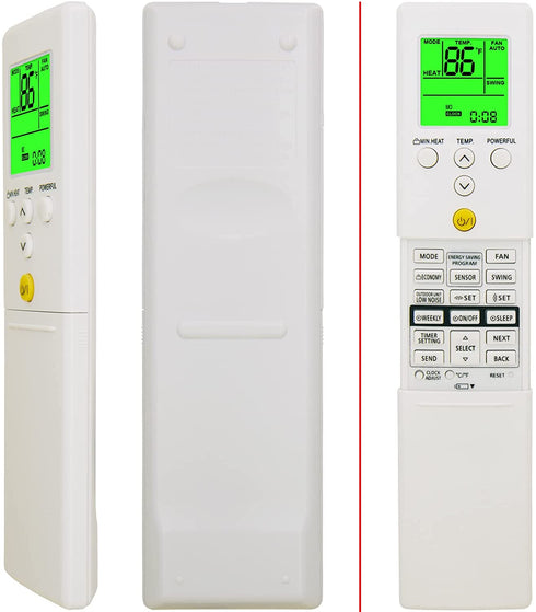 Compatible with Fujitsu Air Conditioner Remote Control AR-RED1U AR-REF1U AR-REM1U AR-REY1U AR-REA1E AR-REA2E AR-REB1E AR-REB2E AR-REF1E AR-REF2E AR-REF3E AR-REF4E AR-REJ1E AR-REM1E AR-REM2E