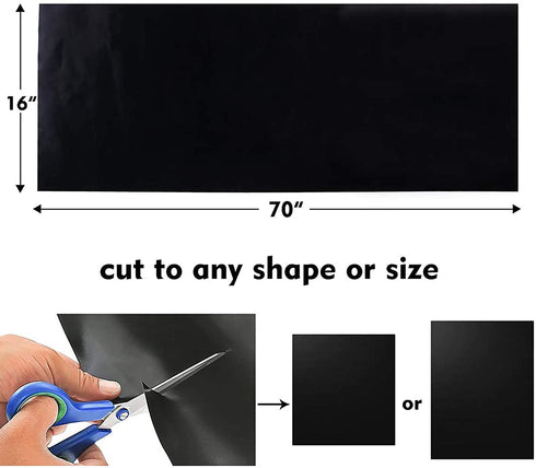 CHERAINTI Grill Mat Oven Liner 70"x16" Non-Stick Reusable Barbecue BBQ Mat, Cut to Any Size, for Gas Grill, Charcoal, Electric Grill, Electric Oven, Heat Resistant