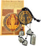 Westmon Works St Benedict Home Protection Door Hanger with Bells and Saint Card Gift Set