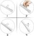 Ceiling Curtain Track, Curved Curtain Track Ceiling Mount Flexible Ceiling Track with Curtain Track System, Alloy Plastic Ceiling Track Room Divider For Bay Window Bunk Bed RV Curtain (3Meters White)