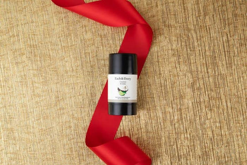 Each & Every Natural Aluminum-Free Deodorant for Sensitive Skin with Essential Oils, Plant-Based Packaging, Coconut & Lime, 2.5 Oz.