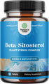 Plant Sterols Complex with Beta Sitosterol - 500mg Beta-Sitosterol Sterols and Stanols Supplement for Heart Health and Prostate Support - Heart and Prostate Health Supplement for Men - 30 Tablets