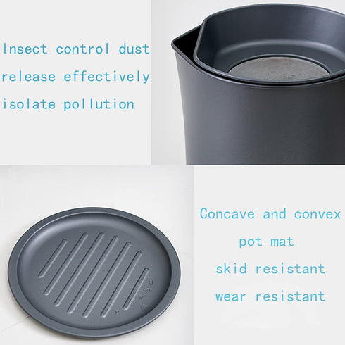 Bacon Grease Container-1.7L Oil Pot with Fine Mesh Strainer, Stainless Steel Grease Strainer, for Cooking Oil, Frying Oil (Gray)