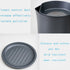 Bacon Grease Container-1.7L Oil Pot with Fine Mesh Strainer, Stainless Steel Grease Strainer, for Cooking Oil, Frying Oil (Gray)