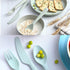 4 Sets Portable Wheat Straw Cutlery,Three-piece Reusable Knife,Fork and Spoon,Great for Celebrate Holidays,Picnics,Travel and Daily Use