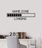 Vinyl Wall Decal Game Zone Loading Wall Sticker Home Decor Gamer Room Wall Mural Boys Bedroom Decoration Wall Stickers AY1010 (17x48", Black)