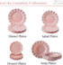 PINK PLASTIC PLATES | Disposable Dinner Plates | Veil | 11.25 | 10 PC