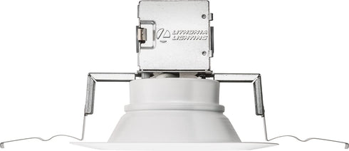 Lithonia Lighting RD 30K 90CRI MW M6 6JBK Canless Kit 6" Baffle, Round, 3000 K, 90 CRI, Matte white, 6