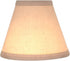 Aspen Creative White, 32118-2 Small Hardback Empire Shape Chandelier Clip-On Lamp Shade Set (2 Pack), Transitional Design, 6" Bottom Width (3" x 6" x 5")