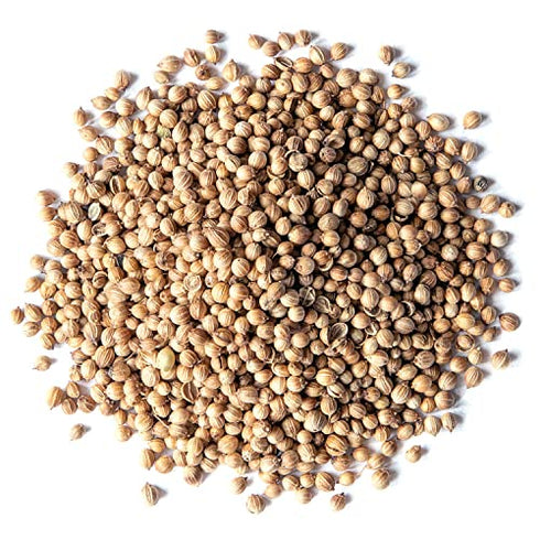 Organic Coriander Seeds, 6 Ounces – Whole, Non-GMO Spice, Non-Irradiated, Vegan, Dry, Bulk, High in Dietary Fiber, Copper, Manganese, Magnesium, and Iron. Perfect for Garam Masala and Curry.