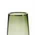 FUNSOBA Green Glass Flower Vase with Gold Mouth for Centerpieces Home Wedding Decoration (1, Large)