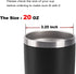 Asande Tumbler Lids Spillproof 20 oz, 4 Pack Splash Resistant Lid for Beast,Juro,Ozark Trail,Atlin,Coffee Mug and More Cooler Cup,Covers for 20 Ounce Tumbler (2 Black + 2 White) Black+White/4Pack