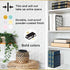 Premium Bookends Geometric Honeycomb Metal Book Ends (Gold, 1 Pair) Book End for Shelves