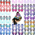 JOYOYO 48Pcs Mini Butterfly Hair Clips 2.5" Grosgrain Ribbon Hair Bows Alligator Clips for Baby Girls Toddler and Kids